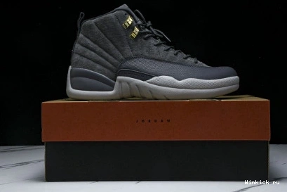 Grey 12 Retro Dark Jordan 0718